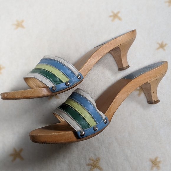 Coach Shoes - Coach Wooden Clog Mule
